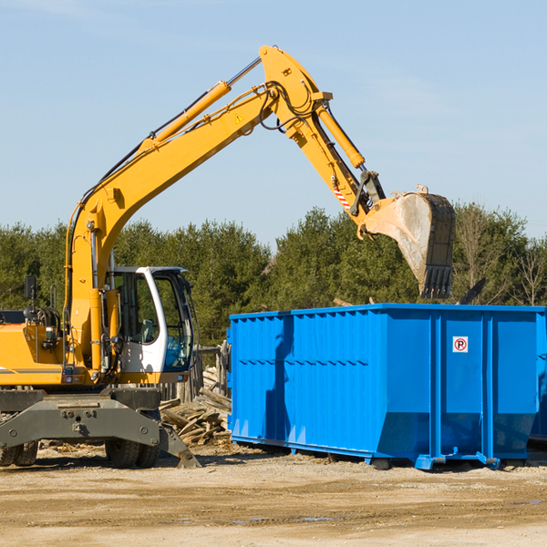 are there any restrictions on where a residential dumpster can be placed in Peaster TX